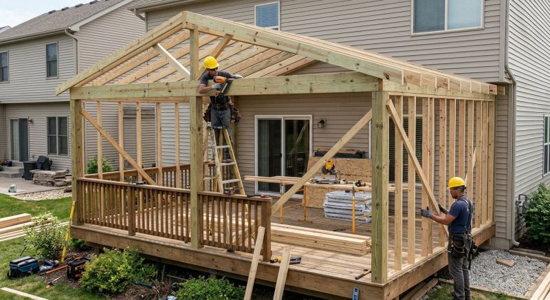 Deck Enclosure Construction in Dallas, TX