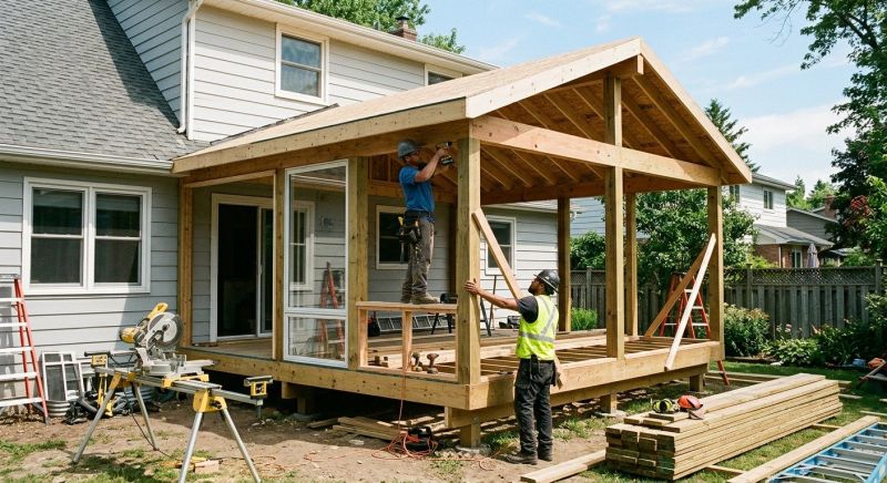 Deck Enclosure Construction in Dallas, TX