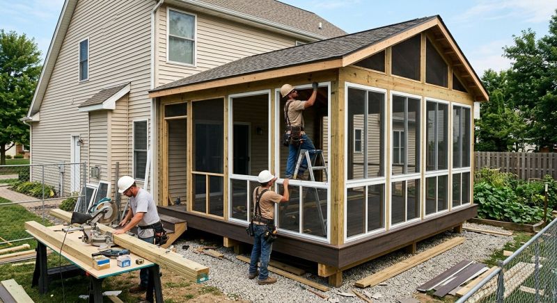 Enclosed Deck Installation in Chattanooga, TN