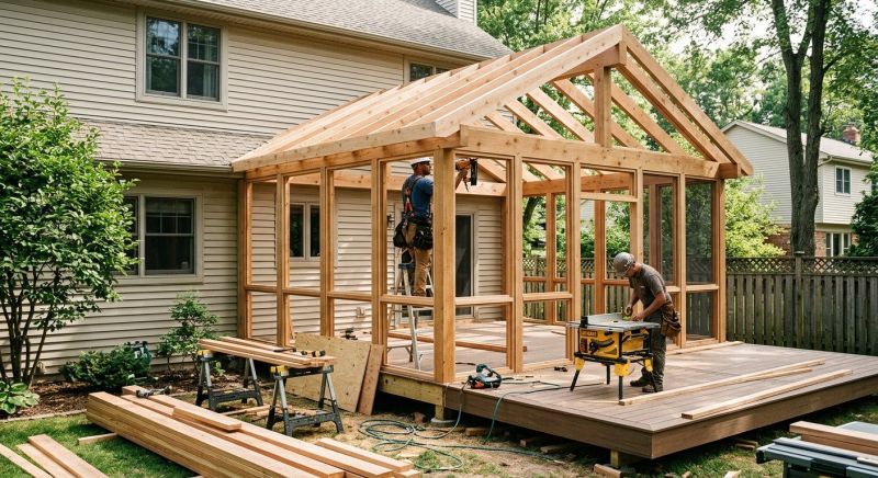 Enclosed Deck Installation in Chattanooga, TN