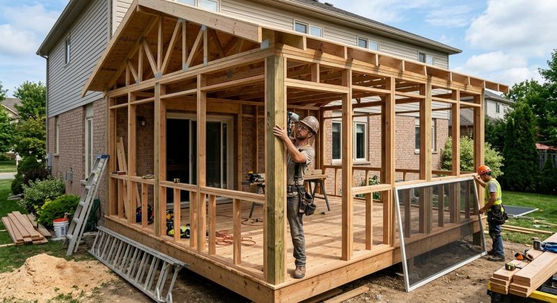 Enclosed Deck Installation in Chattanooga, TN
