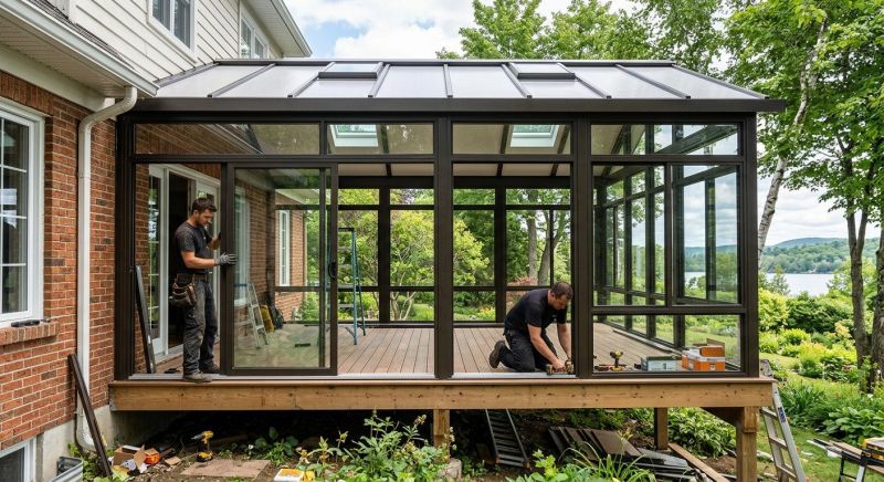 Four Season Room Installation in Seattle, WA