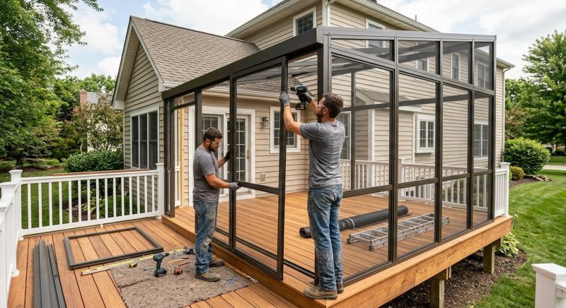 Lanai Enclosure Installation in Charlotte, NC