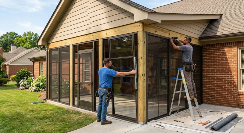 Porch Enclosure Installation in Boulder, CO