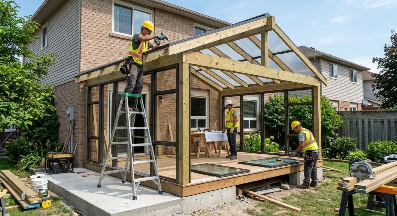 Sunroom Addition Construction in Nashville, TN