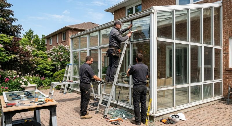 Sunroom Glass Repair in Charlotte, NC