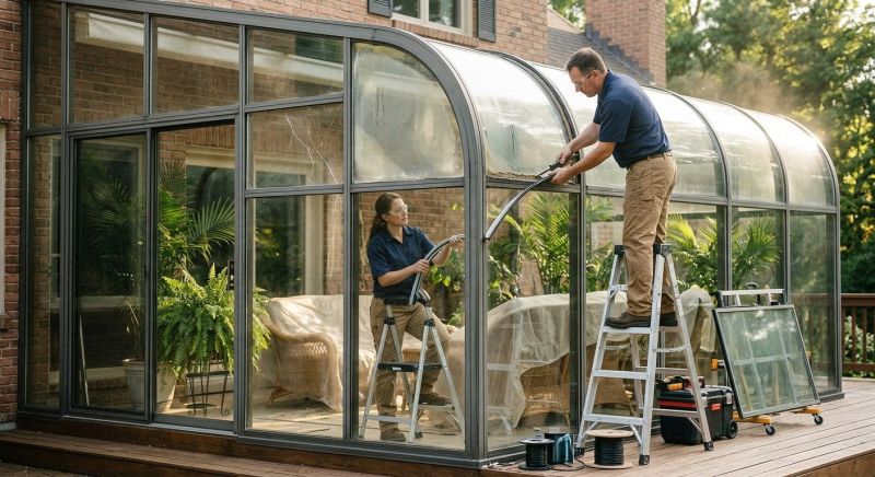 Sunroom Glass Repair in Dallas, TX